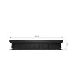 Внутрипольный конвектор Royal Thermo Atrium 75/400/1500-DG-U-BL