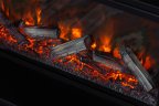 Каминокомплект Royal Flame Ellips с очагом Vision 42 LOG LED белый с черным