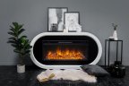 Каминокомплект Royal Flame Ellips с очагом Vision 42 LOG LED белый с черным