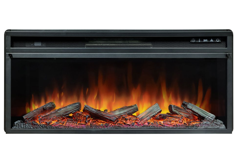 Каминокомплект Royal Flame Carlyle с очагом Vision 42 LOG LED белый с черным