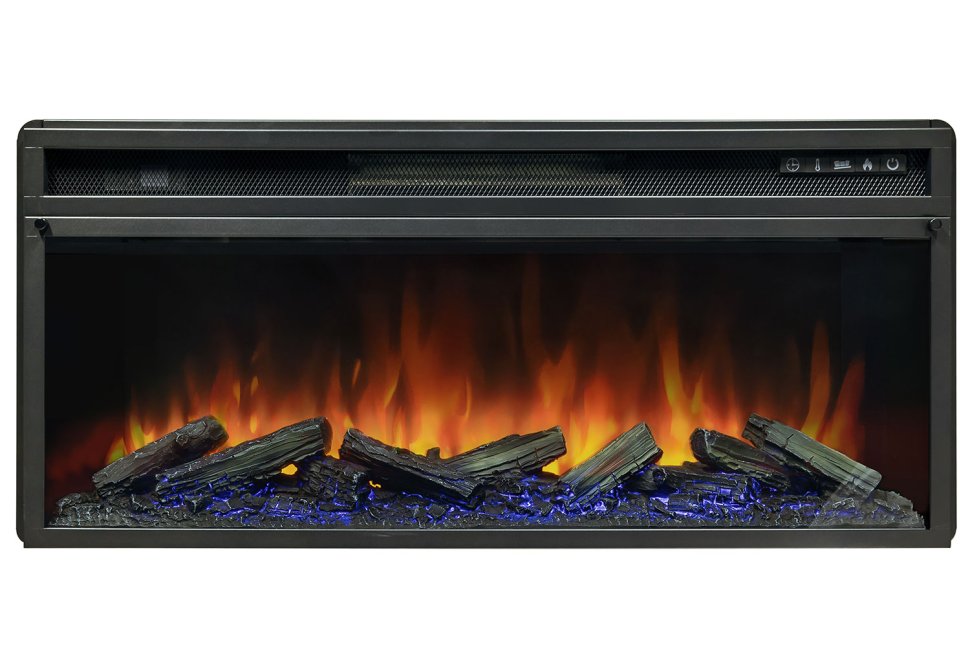 Каминокомплект Royal Flame Carlyle с очагом Vision 42 LOG LED белый с черным