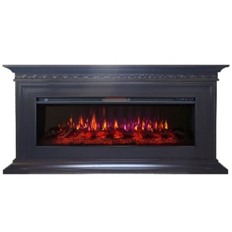 Каминокомплект Interflame Тайлер темный дуб с очагом FreeSpace 50 LED FX QZ