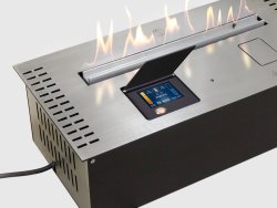 Автоматический биокамин Lux Fire Smart Flame 1400 RC Inox