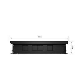 Внутрипольный конвектор Royal Thermo Atrium 90/400/1700-DG-U-NA