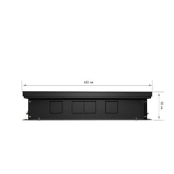 Внутрипольный конвектор Royal Thermo Atrium 90/400/1700-DG-U-LB