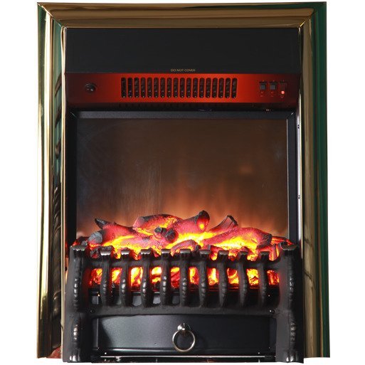 Каминокомплект Interflame Афина махагон с очагом Fobos FX M Brass