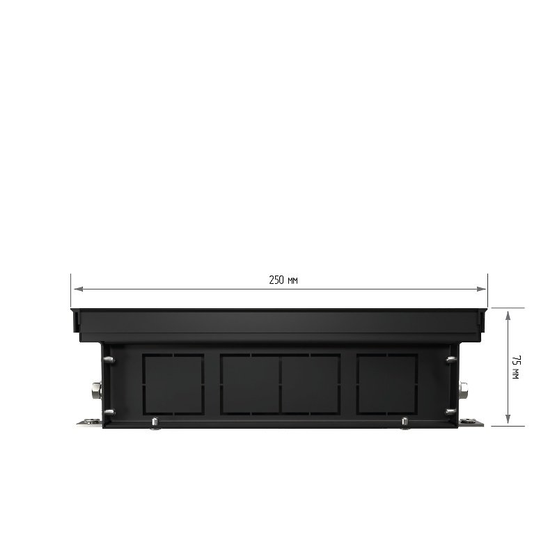 Внутрипольный конвектор Royal Thermo Atrium 75/250/1100-DG-U-BL