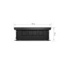 Внутрипольный конвектор Royal Thermo Atrium 110/300/2700-DG-U-BL
