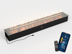 Автоматический биокамин Good Fire 1800 RC INOX АБК-1800 RC INOX